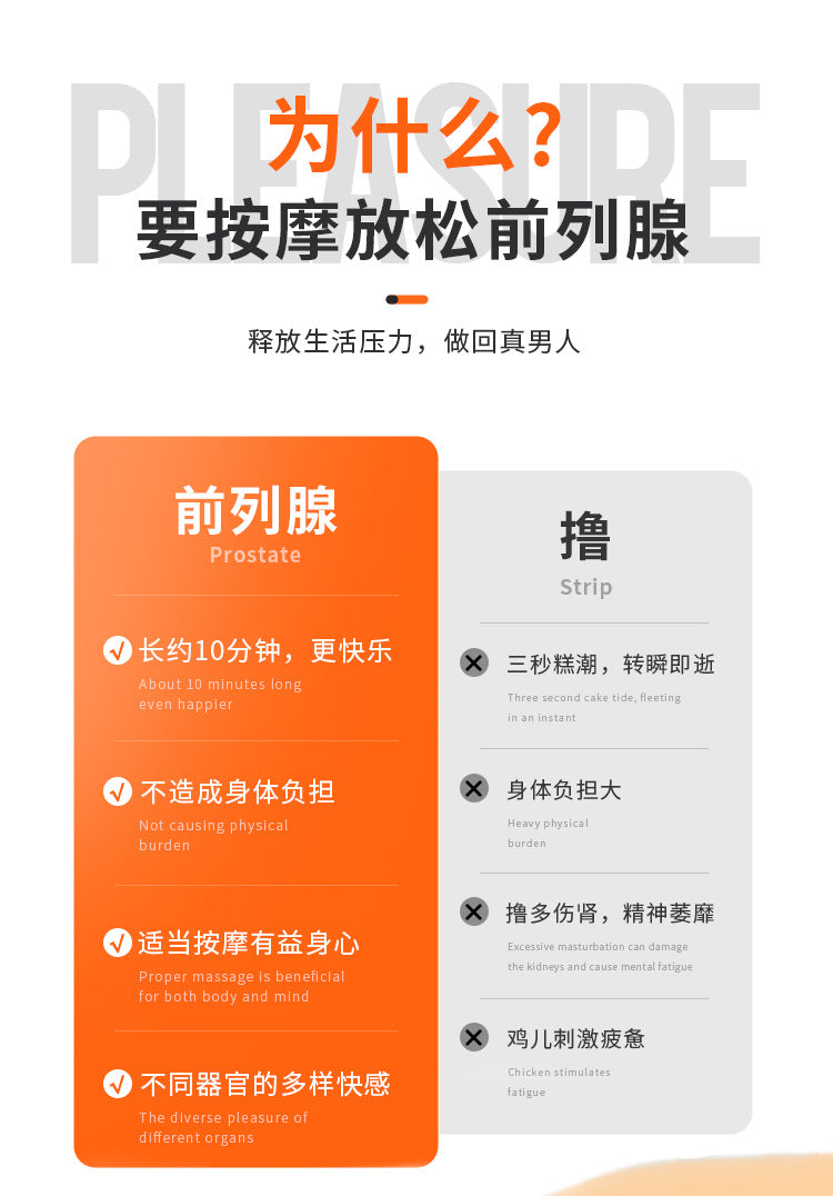 谜姬岚锋伸缩前列腺按摩器后庭男用成人情趣